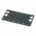 Molex Terminal Block Tools & Accessories Strip Marker 4 Std U Arker 4 Std Unmarked 380090048